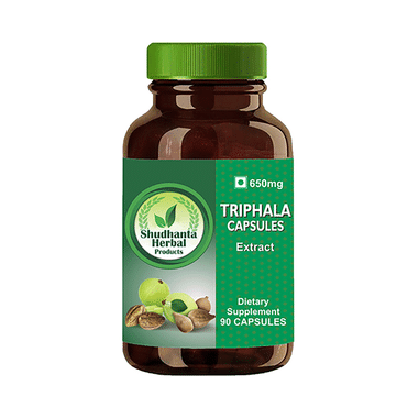 Shudhanta Herbal Triphala Extract 650mg Capsule