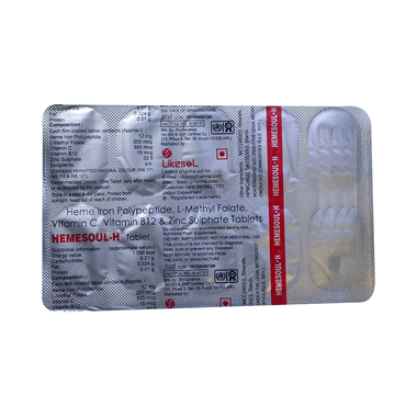<span style='color:#626A7A'>Hemesoul-H Tablet</span>