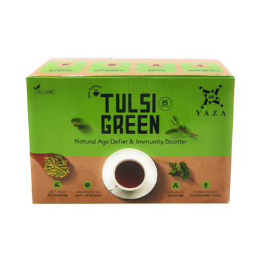 Yaza Tulsi Green Organic Tea Sachet (2gm Each)