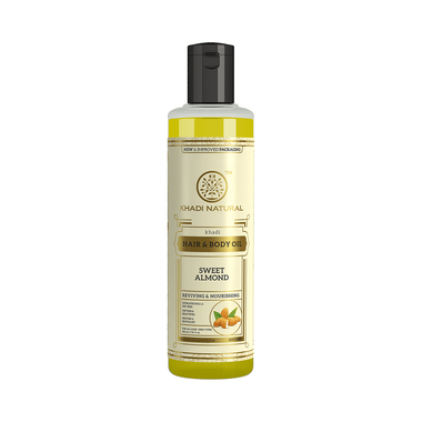 Khadi Naturals Sweet Almond Hair & Body Oil