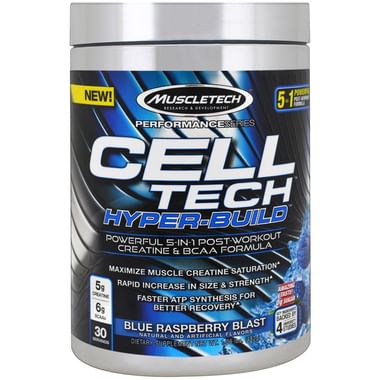 Muscletech Performance Series Cell Tech Hyper-Build Blue Raspberry