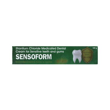 Sensoform Medicated Dental Cream With 10% Strontium Chloride | For Sensitive Teeth & Gums