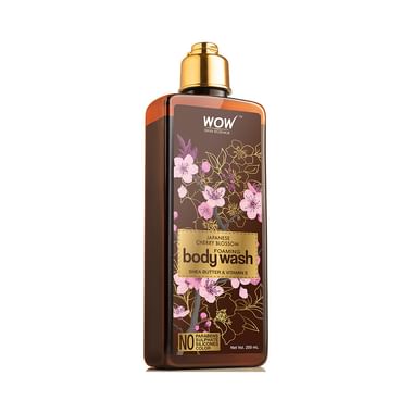 WOW Skin Science Japanese Cherry Blossom Foaming Body Wash