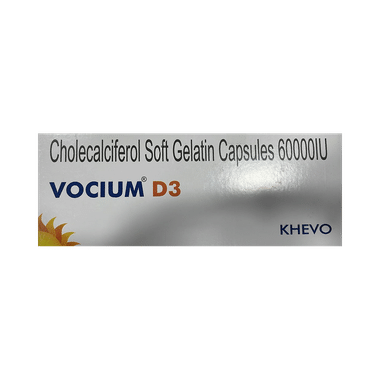 Vocium D3 Soft Gelatin Capsule