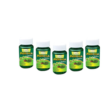 Zindagi Moringa Oleifera Capsules (60 Each - Buy 4 Get 1 Free)