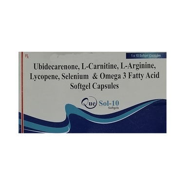 Que Sol 10 Softgels