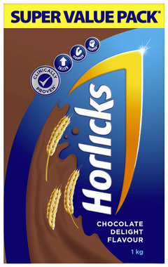Horlicks Health and Nutrition Drink | Powder with Zinc, Vitamin C & D | Flavour Chocolate Delight Horlicks Health and Nutrition Drink | Powder with Zinc, Vitamin C & D | Flavour Chocolate Delight