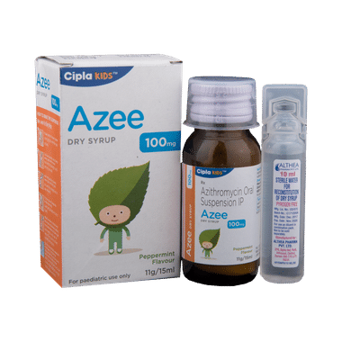 Azee 100mg Dry Syrup Peppermint