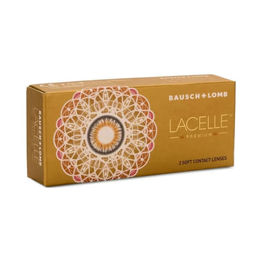 Bausch + Lomb Lacelle Premium Contact Lens (Optical Power -0.50) Violet Spherical