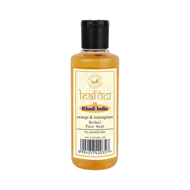 Khadi Leafveda Herbal Orange & Lemongrass Face Wash