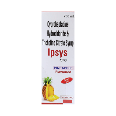 Ipsys Syrup Pineapple Sugar Free