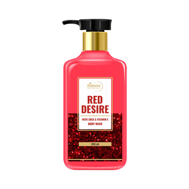 St.Botanica Red Desire With Shea & Vitamin E Body Wash