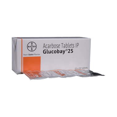 Glucobay 25 Tablet