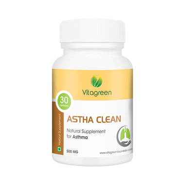 Vitagreen Astha Clean 500mg Capsule