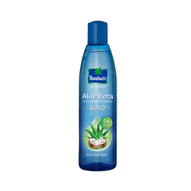 Parachute Advansed 5x Aloe Vera Enriched Coconut Hair Oil Gold | For Soft Hair