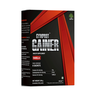 Gymprot Gainer Sachets (40gm Each) Vanilla