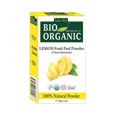 Indus Valley Bio Organic Lemon Fruit Peel Powder