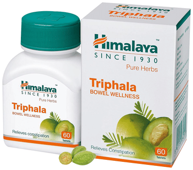 Himalaya Wellness Pure Herbs Triphala Bowel Wellness Tablet | Eases Constipation