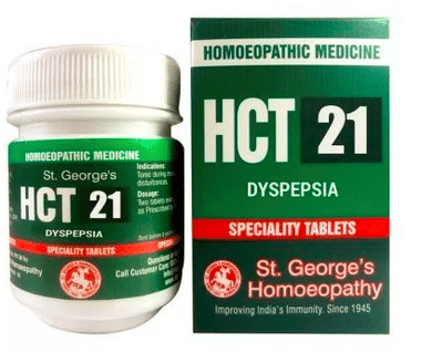 St. George’s HCT 21 Dyspepsia Tablet