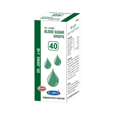 Dr. Johns J-40 Blood Sugar Drop