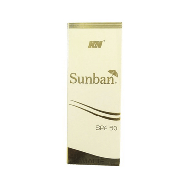 sunban matte sunscreen review