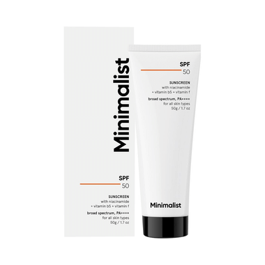 Minimalist SPF 50 PA++++ Sunscreen | No Whitecast and Contains Multi Vitamins