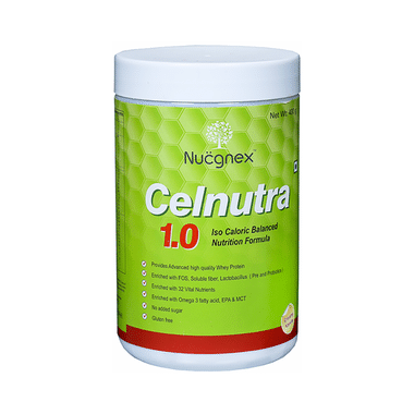 Nucgnex Celnutra 1.0 Whey Protein With Omega 3, Pre & Probiotics | Flavour Powder Creamy Vanilla