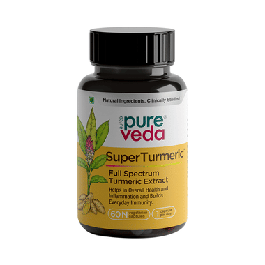Aurea Pureveda Super Turmeric Vegetarian Capsule