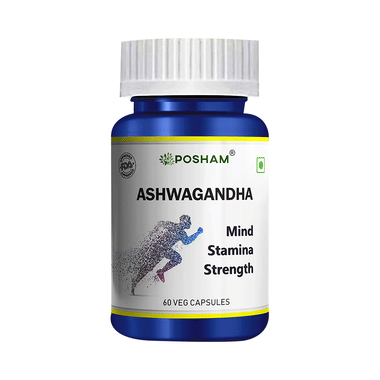 Posham Ashwagandha Veg Capsule