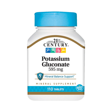 21st Century Potassium Gluconate 595mg Tablet