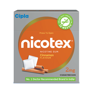 Nicotex Cinnamon Chewing Gums Cinnamon