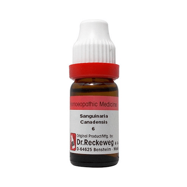 Dr. Reckeweg  Sanguinaria Canadensis Dilution 6 CH