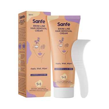 Sanfe Bikini Line Hair Removal Cream Lavender & Aloe Vera