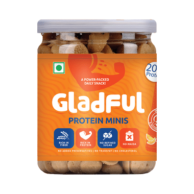 Gladful Protein Minis Cookie (150gm Each) Orange