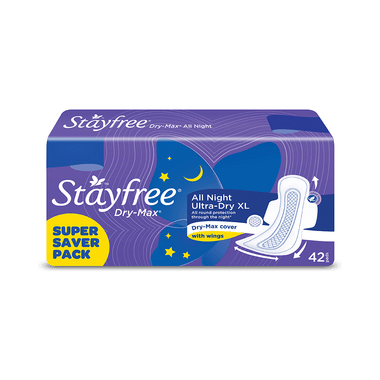 Stayfree Dry-Max All Night Ultra-Dry Pads