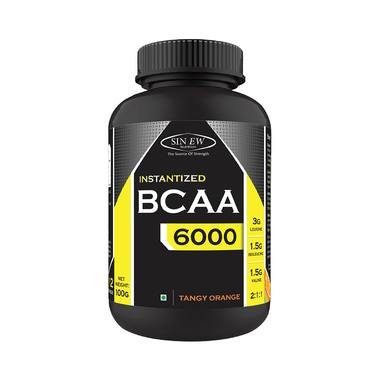 Sinew Nutrition Instantized BCAA 2:1:1 Powder Tangy Orange