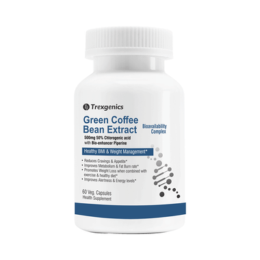 Trexgenics Green Coffee Bean Extract Veg Capsule
