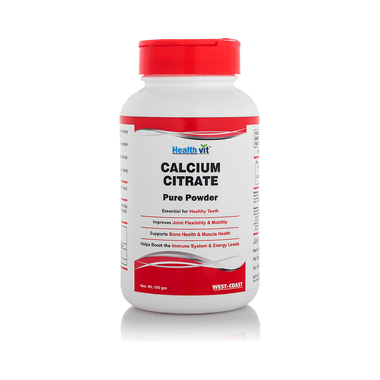 HealthVit Calcium Citrate Pure Powder