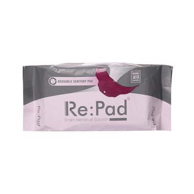 Re:Pad Reusable Sanitary Pad 6 Maxi & 2 Super Maxi 6 Pink & 2 Blue