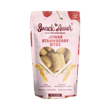 Snack Amor Jowar Strawberry Bites