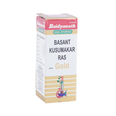 Baidyanath (Jhansi) Basant Kusumakar Ras with Gold Tablet