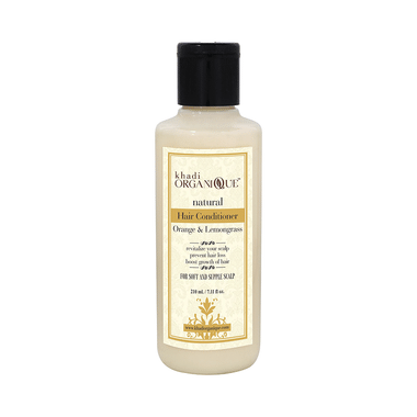 Khadi Organique Natural Hair Conditioner Orange And Lemongrass