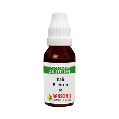 Bakson's Homeopathy Kali Bichrom Dilution 30 CH