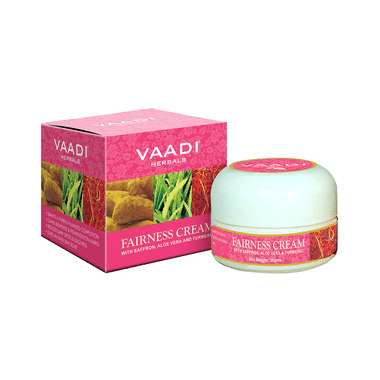 Vaadi Herbals Value Pack Of Fairness Cream - Saffron, Aloe Vera & Turmeric Extracts