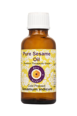 Deve Herbes Pure Sesame/Sesamum Indicum Cold Pressed Oil