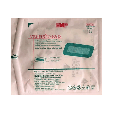 Datt Velfix-T+Pad 10cm X 10cm