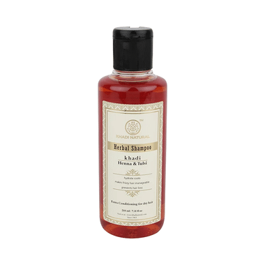 Khadi Naturals Ayurvedic Henna & Tulsi Hair Shampoo