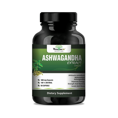 Veda Maxx Nutrition Ashwagandha Extract 500mg Capsule