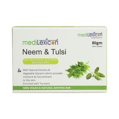 Medilexicon Bathing Bar Neem & Tulsi