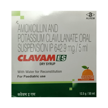 Clavam ES Dry Syrup Orange